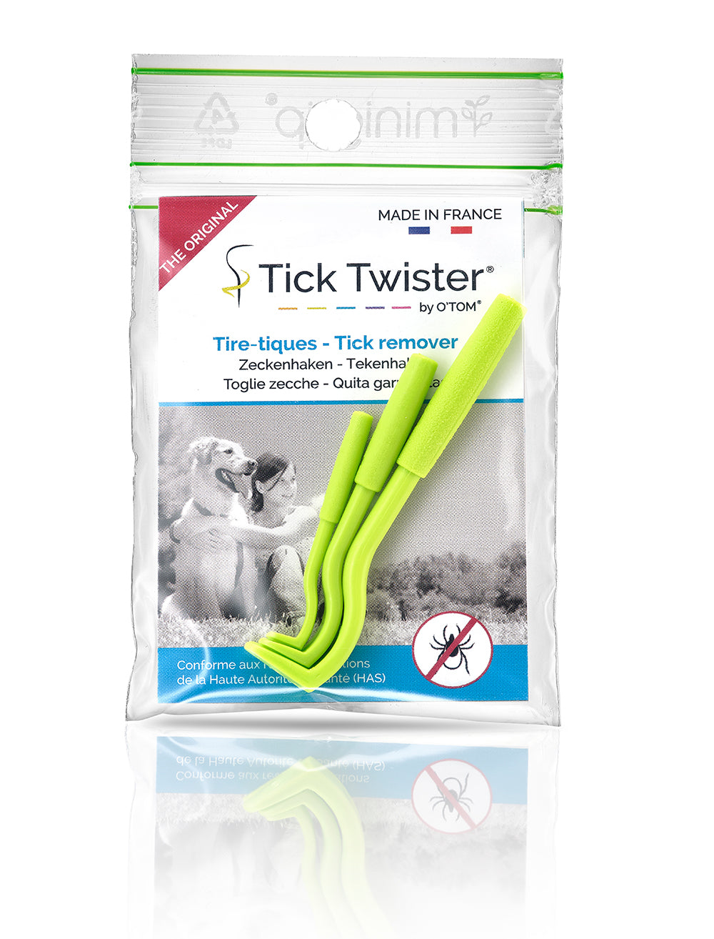 Tick Twister Tick Removers - Polybag Packaging (3 pieces)