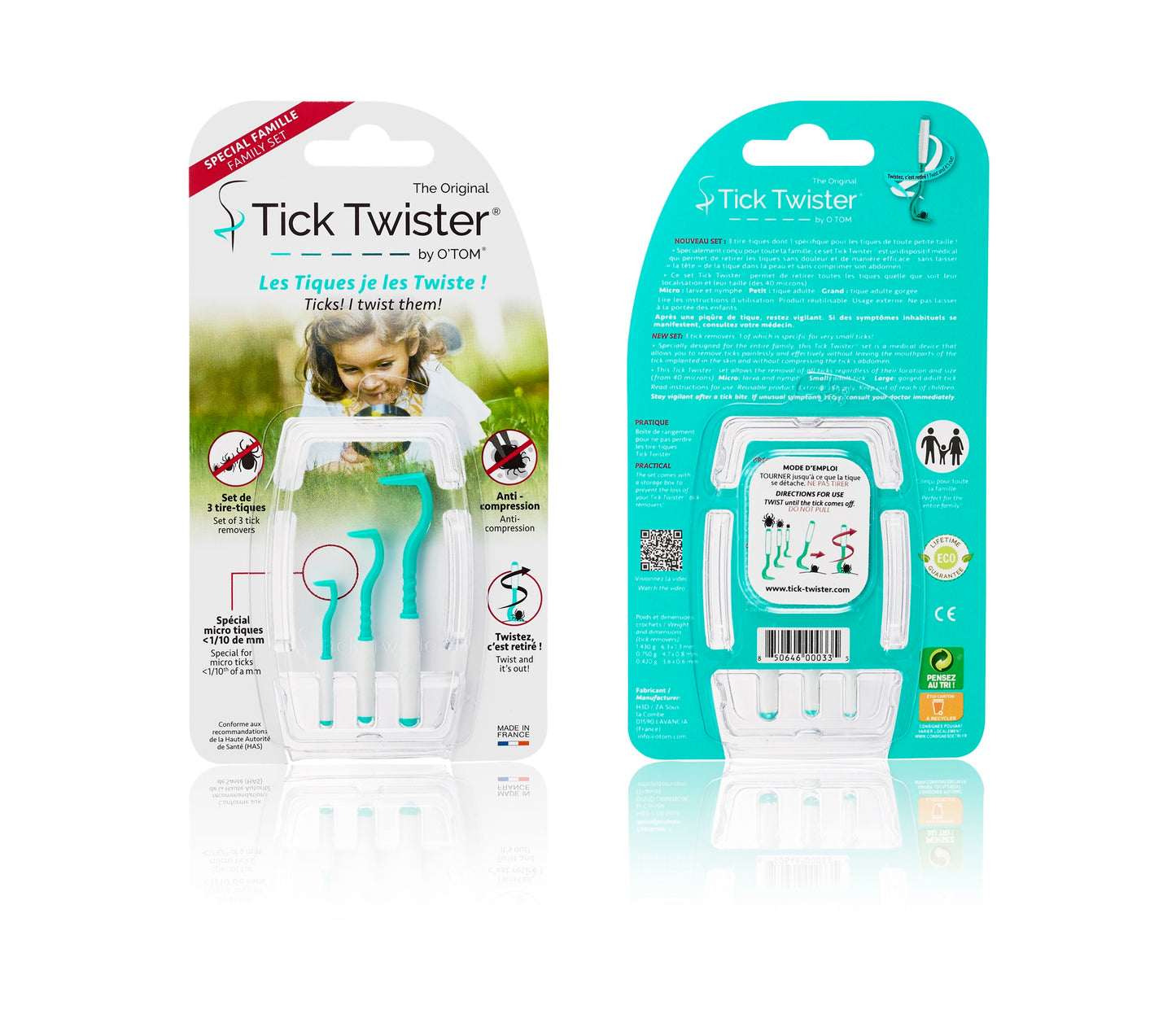 Tick Twister Tick Removers - Storage Box (3 pieces)