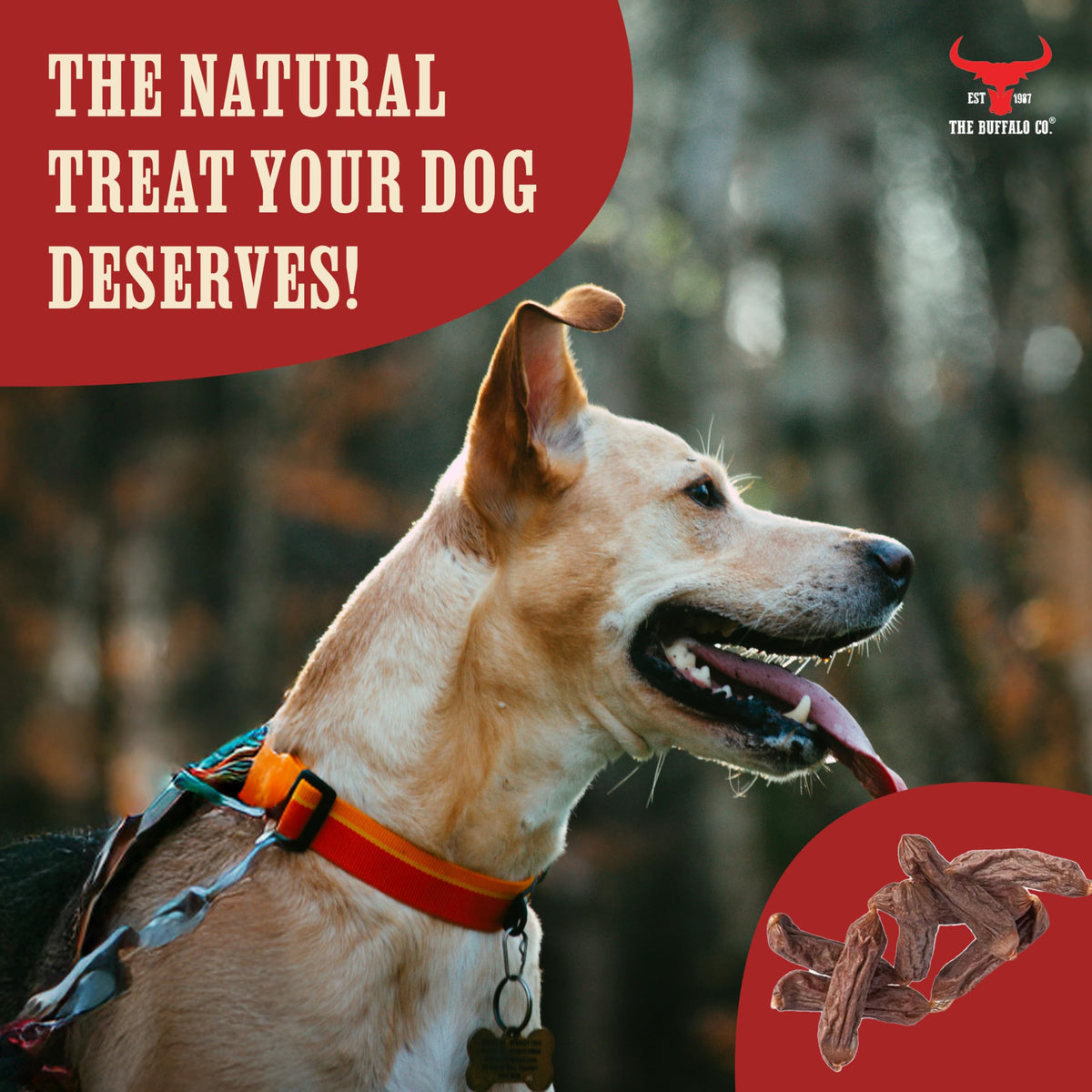 The Buffalo Co. Premium Buffalo Sausages for Dogs (300g)