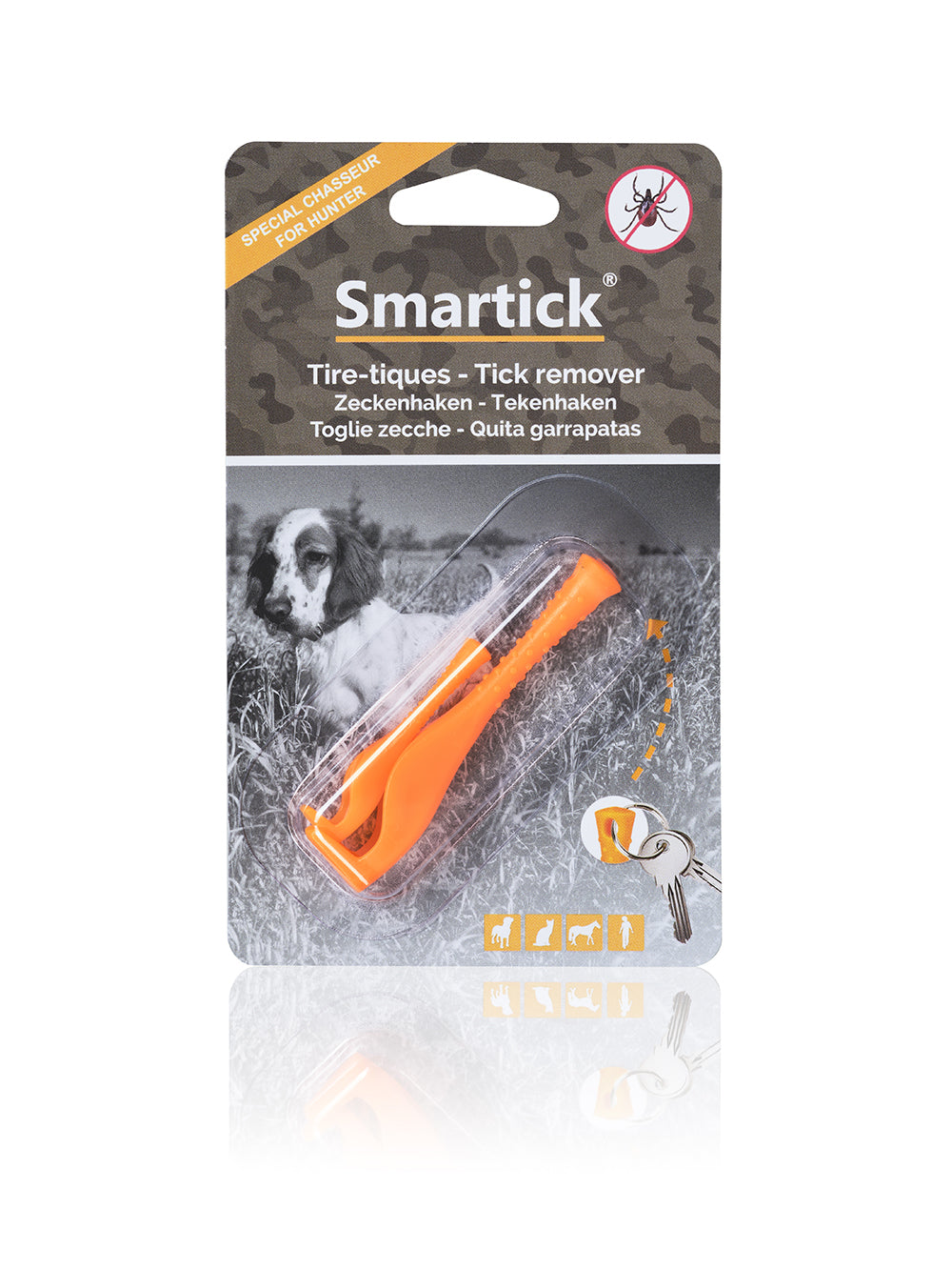 Smartick Tick Removers (2 Sizes + Keyring Hole)