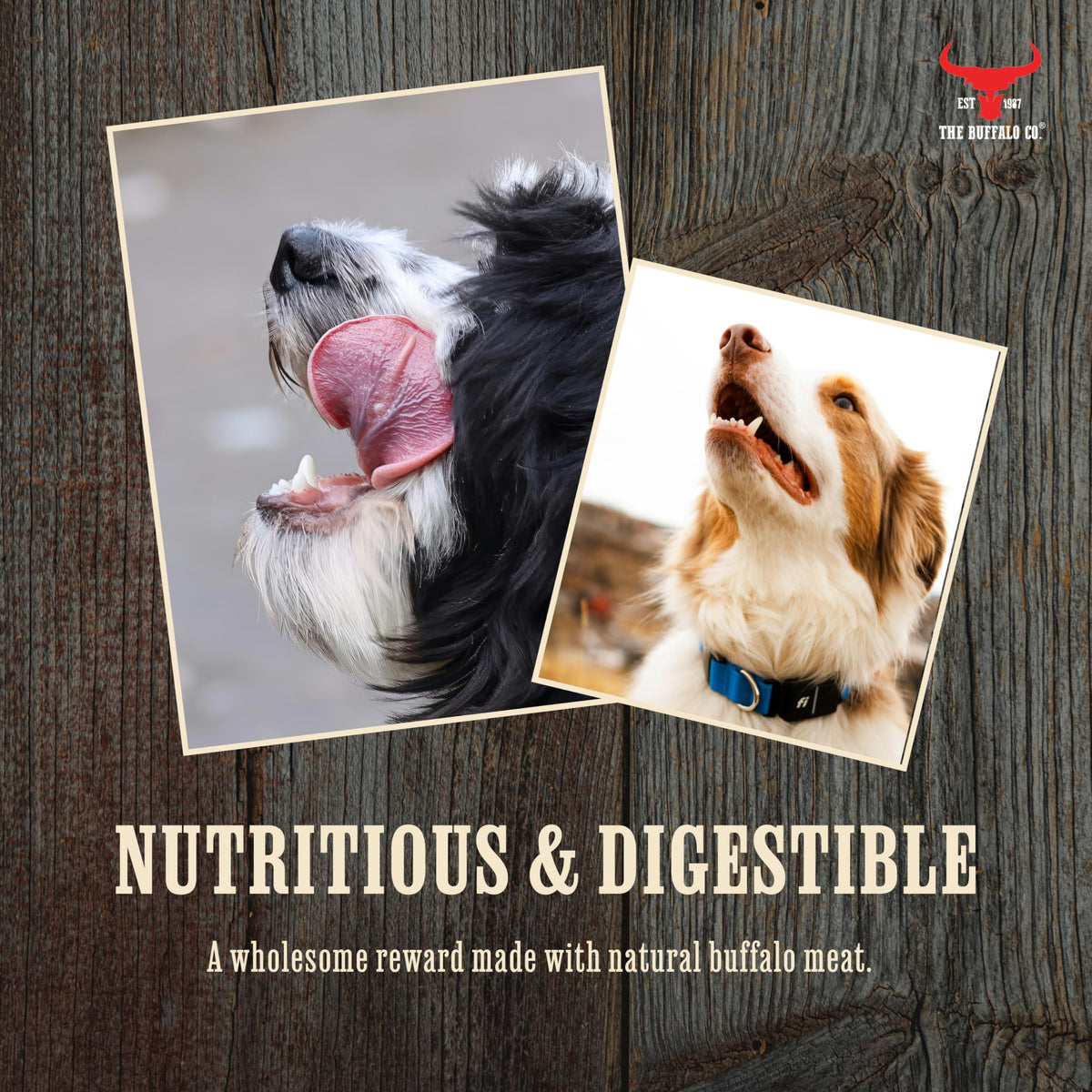 The Buffalo Co. Premium Buffalo Sausages for Dogs (300g)