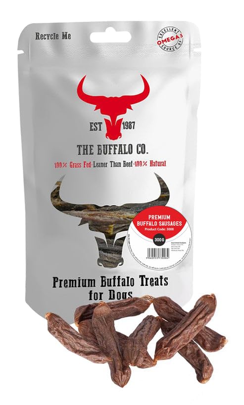 The Buffalo Co. Premium Buffalo Sausages for Dogs (300g)